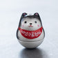 Japanische Keramik Daruma Handwerk Cartoon Glückskatze Glücksornament Landschaft Wohnkultur Zubehör Geschenke Wohnzimmer Dekoration