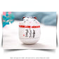 Japanische Keramik Daruma Handwerk Cartoon Glückskatze Glücksornament Landschaft Wohnkultur Zubehör Geschenke Wohnzimmer Dekoration