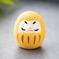 Japanische Keramische Daruma Puppe Handwerk Glücksbringer Glücksornament Landschaft Heimdekoration Miniatur Zubehör Geschenke Schreibtisch