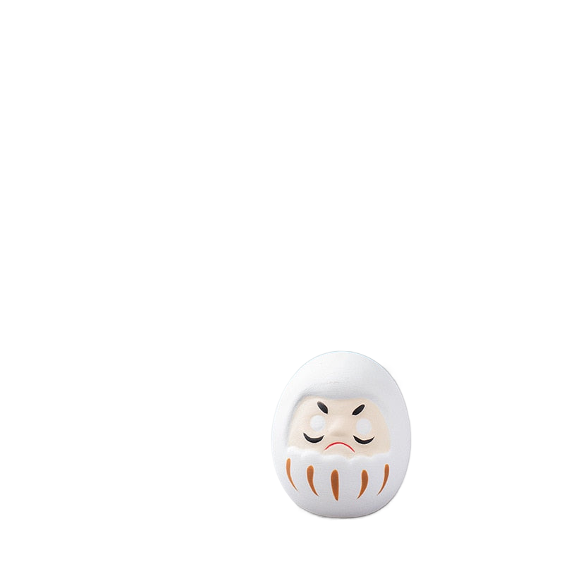 Japanische Keramische Daruma Puppe Handwerk Glücksbringer Glücksornament Landschaft Heimdekoration Miniatur Zubehör Geschenke Schreibtisch
