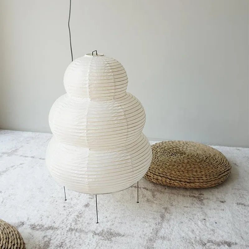 Japandi - Kimora Reispapier-Stehlampe