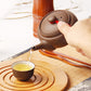 Japanischer Stil Lila Ton Handgemachte Teekanne Chinesisches Teeset Kreative Büros Kung Fu Kessel Keramische Seitenhandfilter Teekanne