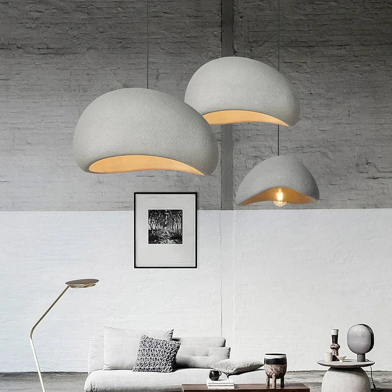Frendorf | ZenGlow Wabi Sabi Pendelleuchte | Minimalistisches Design | Elegante Hängeleuchte für Wohnzimmer & Esszimmer