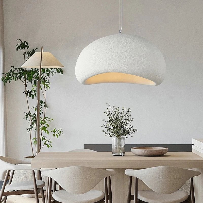 Frendorf | ZenGlow Wabi Sabi Pendelleuchte | Minimalistisches Design | Elegante Hängeleuchte für Wohnzimmer & Esszimmer