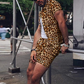 Frendorf | 2-teiliges Sommerset mit Panther-Print