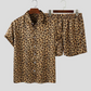 Frendorf | 2-teiliges Sommerset mit Panther-Print
