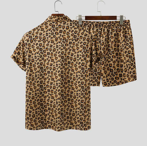 Frendorf | 2-teiliges Sommerset mit Panther-Print