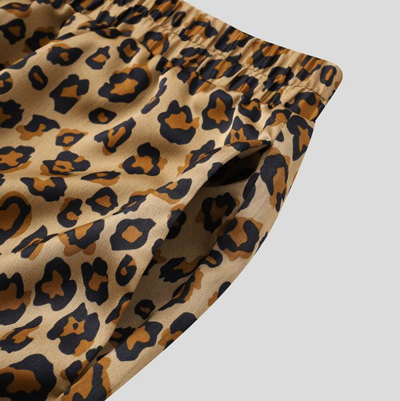 Frendorf | 2-teiliges Sommerset mit Panther-Print