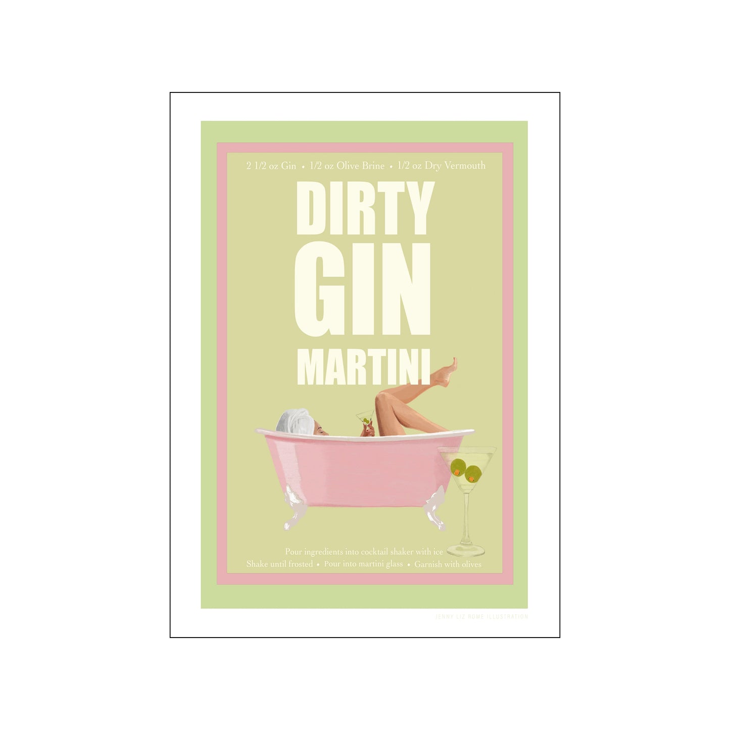 Dirty Gin Martini
