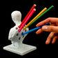 Julius Caesar Statue Schreibtisch Stift Halter Schreibtisch Organizer Büroschmuck Stift Regal Geschenk Schreibwaren Lehrer Geschenk