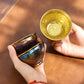 Jun Kiln Pfau Vergoldete Teetasse Jianzhan Meistertasse Keramik Teetasse Kung Fu Teeset Hutbecher Bunte Teetasse Chinesisches Teeset Teeware