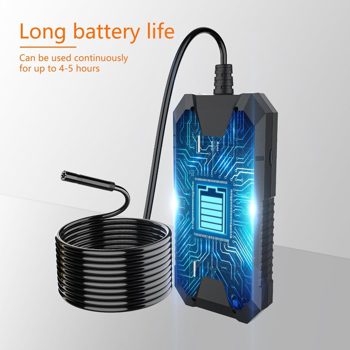 Dual-Kamera-Industriedendoskop mit 8 LED-Leuchten, 1920x1080P/2592x1944P