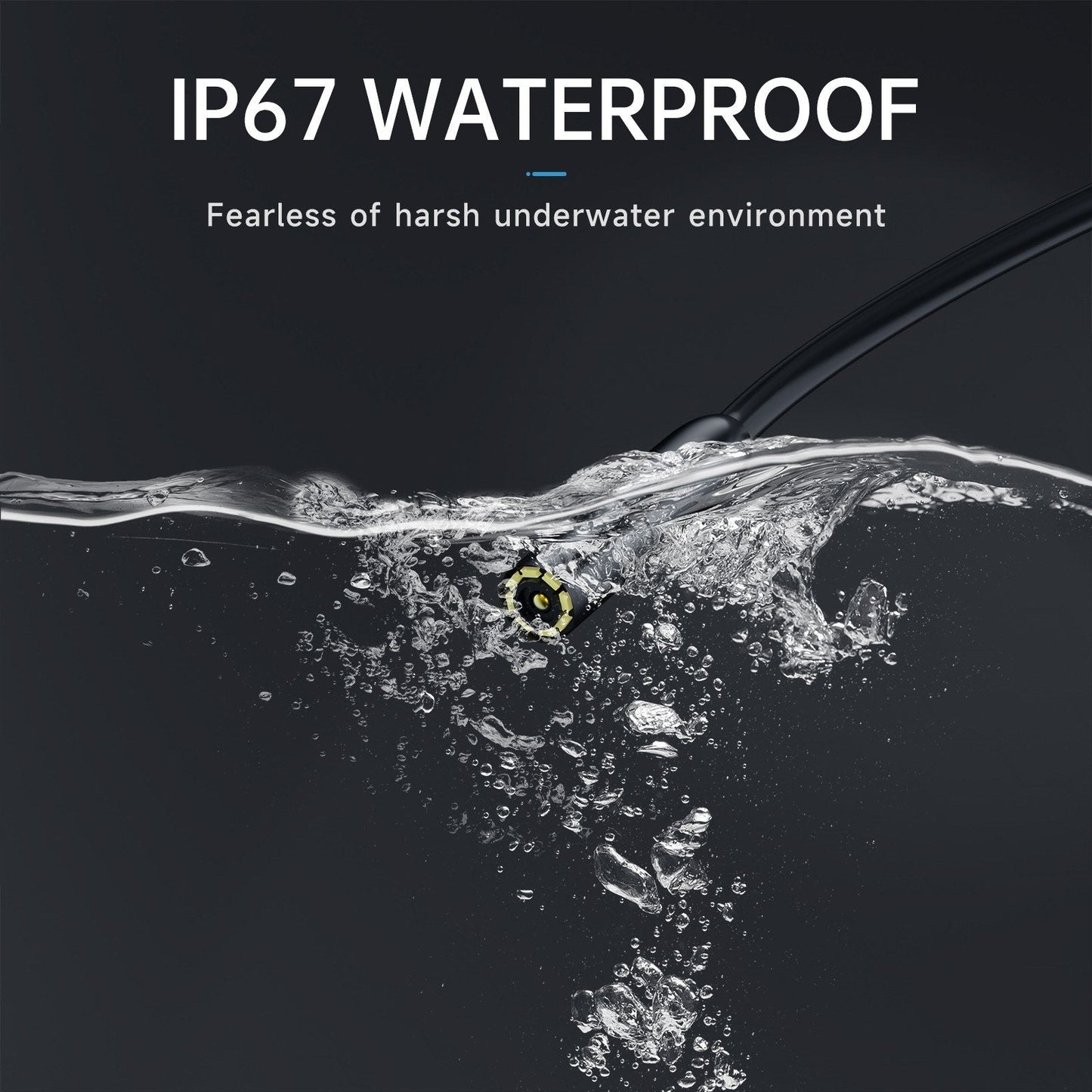 1080P HD Endoskopkamera mit 4,3 LCD & 8 LED-Leuchten