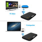 Frendorf | H18 2.4GHz Mini Wireless Air Mouse QWERTY Tastatur mit Touchpad / Vibration für PC, TV (Schwarz)