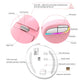 Frendorf | DELUX M618 Mini 2.4G Wireless 2400DPI USB wiederaufladbare ergonomische vertikale Maus (Pink)