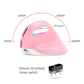 Frendorf | DELUX M618 Mini 2.4G Wireless 2400DPI USB wiederaufladbare ergonomische vertikale Maus (Pink)