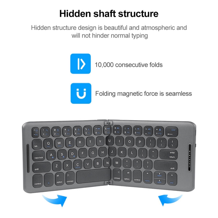 Frendorf | B088 Universelles Mini faltbares Drei-Kanal Bluetooth Wireless Keyboard