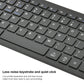 Frendorf | 169 2.4Ghz + Bluetooth Dual Mode Wireless Keyboard + Mouse Kit, Kompatibel mit iSO & Android & Windows (Schwarz)