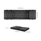 Frendorf | B1053 Leder Tragbares Tri-Fold Bluetooth Keyboard