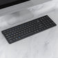 Frendorf | 109 Drei-Modi Wireless Bluetooth-Tastatur (Schwarz)