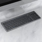 Frendorf | 109 Drei-Modus Wireless Bluetooth Tastatur (Gun Metal)