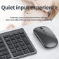 Frendorf | 109 Drei-Modus Wireless Bluetooth Tastatur (Gun Metal)