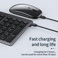 Frendorf | 109 Drei-Modus Wireless Bluetooth Tastatur (Gun Metal)