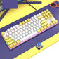 Frendorf | FOREV FV-301 87-Tasten Blauachse Mechanische Gaming Tastatur, Kabellänge: 1,6m(Gelb + Weiß)