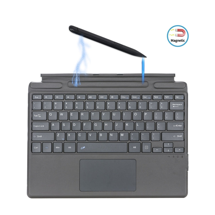Frendorf | Für Microsoft Surface Pro 8 / Pro X Tablet Bluetooth Tastatur Lederhülle mit Stiftschlitz