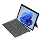 Frendorf | Für Microsoft Surface Pro 8 / Pro X Tablet Bluetooth Tastatur Lederhülle mit Stiftschlitz