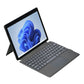 Frendorf | Für Microsoft Surface Pro 8 / Pro X Tablet Bluetooth Tastatur Lederhülle mit Stiftschlitz