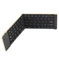 Frendorf | F66 faltbare Bluetooth Wireless 66-Tasten-Tastatur, unterstützt Android / Windows / iOS (Gold)