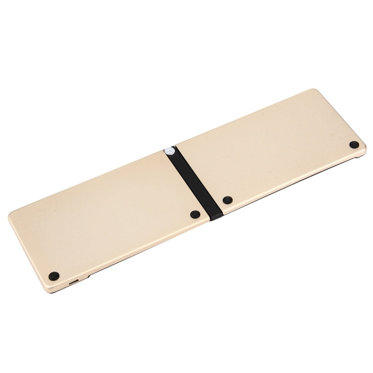 Frendorf | F66 faltbare Bluetooth Wireless 66-Tasten-Tastatur, unterstützt Android / Windows / iOS (Gold)