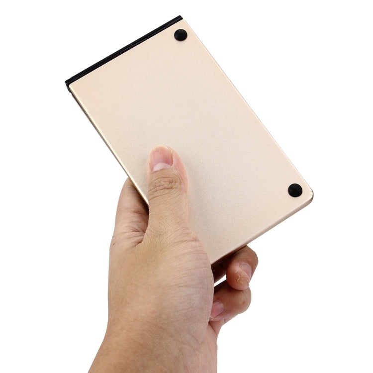 Frendorf | F66 faltbare Bluetooth Wireless 66-Tasten-Tastatur, unterstützt Android / Windows / iOS (Gold)