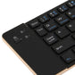 Frendorf | F66 faltbare Bluetooth Wireless 66-Tasten-Tastatur, unterstützt Android / Windows / iOS (Gold)