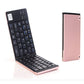 Frendorf | F66 Klappbare Bluetooth Wireless 66 Tasten Tastatur, Unterstützt Android / Windows / iOS (Roségold)