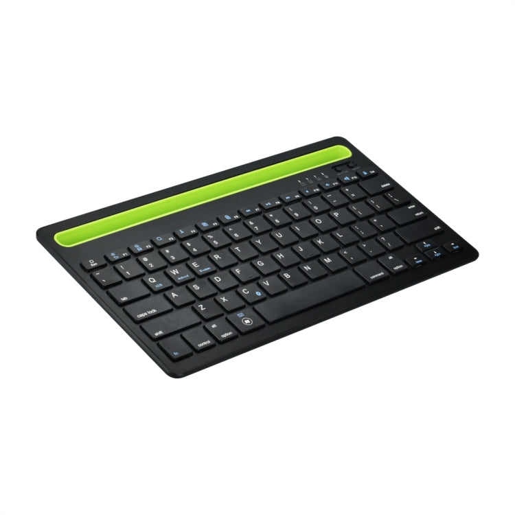 Frendorf | B908 Ultra-slim 78 Tasten Bluetooth Wireless Tastatur mit konkavem Handyhalter (Schwarz)