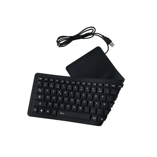 Frendorf | 103 Schlüssel Französisch USB Kabelgebunden Silikon Wasserdicht Tastatur Desktop Notebook Tastatur, Kabellänge: 1,5 m