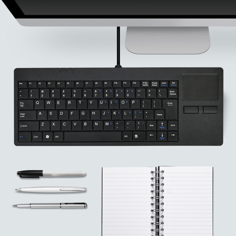 Frendorf | MC-818 82 Tasten Touchpad Ultra-dünne Kabel Computer Tastatur