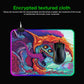 Frendorf | Computer Monster Muster Beleuchtete Mauspad, Größe: 90 x 40 x 0.4cm