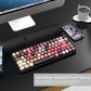 Frendorf | Ajazz 308I Tablet Mobiltelefon Computer Haushalt Büro Drahtlos Tastatur (Pink)