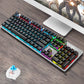 Frendorf | AULA S2016 104-Tasten Quadratische Tastenkappe Mischlicht Mechanische Blaue Schalter Metallpanel Verkabelte USB Gaming-Tastatur, Länge: 1,6 m
