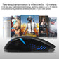 Frendorf | ET X-08 7-Tasten 2400DPI 2.4G Wireless Stille Gaming Maus mit USB-Empfänger & Farbiger Hintergrundbeleuchtung (Rot)