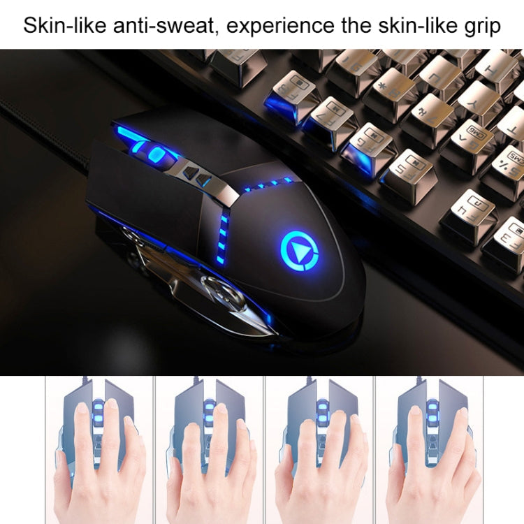 Frendorf | YINDIAO V2 Mechanische Gaming Tastatur Maus Set (Weiß Regenbogenlicht)