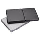 Frendorf | GK408 Dreifach wiederaufladbare kabellose Bluetooth-Tastatur mit Touchpad, unterstützt Android / IOS / Windows (Schwarz Grau)