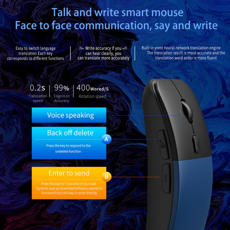 Frendorf | Boeleo BM01 Smart Voice Language Translation Wireless Mouse(Grau)