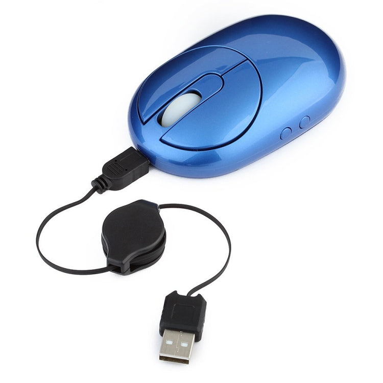 Frendorf | MZ-012 2.4G 1200 DPI Wireless Wiederaufladbare Optische Maus mit 3 Ports USB Hub / Lade Dock (Blau)