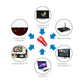 Frendorf | PR-01 6D Gyroskop Fly Air Maus 2.4G USB Empfänger 1600 DPI Wireless Optical Maus für Computer PC Android Smart TV Box (Rot + Weiß)