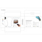 Frendorf | PR-01 6D Gyroskop Fly Air Maus 2.4G USB Empfänger 1600 DPI Wireless Optical Maus für Computer PC Android Smart TV Box (Rot + Weiß)