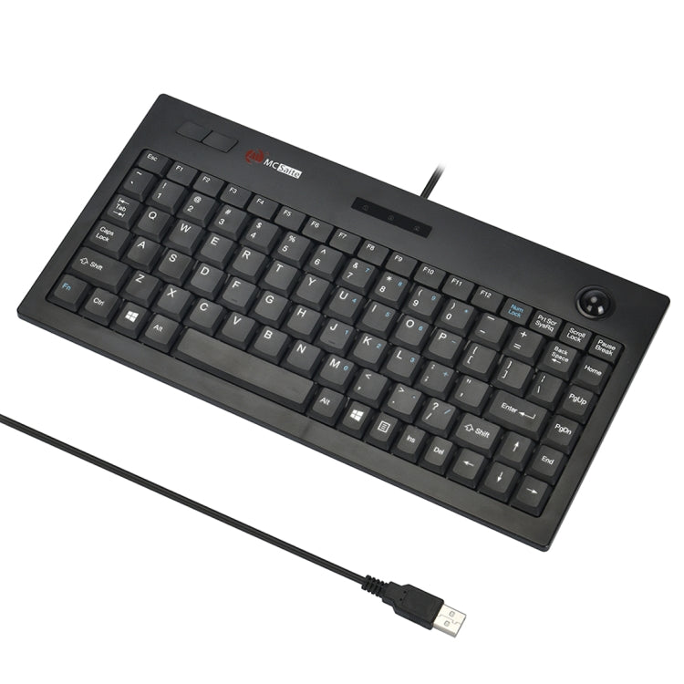 Frendorf | MC Saite MC-9712 Verdrahtete 88-Tasten Multimedia-Computer-Tastatur mit Trackball für Windows
